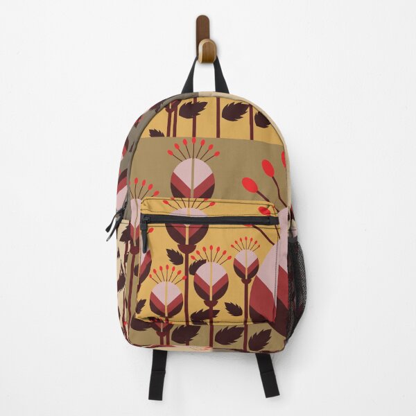 Item preview, Abstract Geometric Floral Pattern in Warm Autumn Tones designed and sold by PowerAntShop.