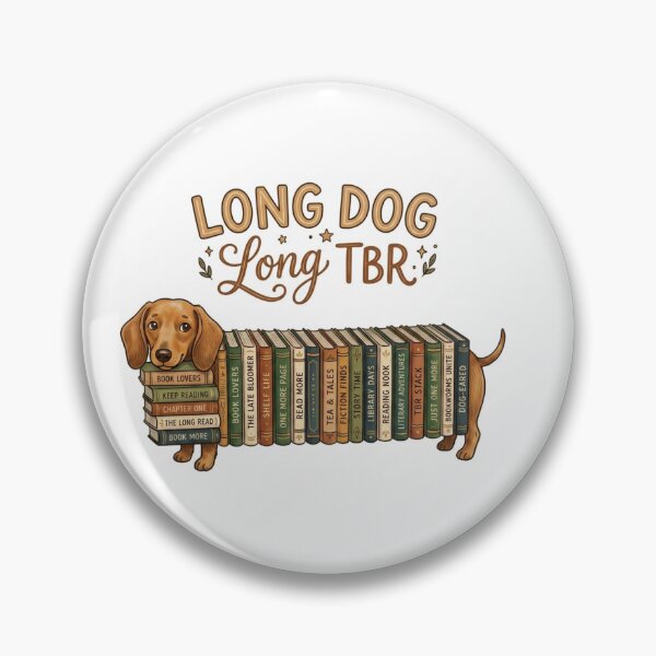 Item preview, Long Dog Long TBR – Dachshund Book Lover Gift designed and sold by crcutler.