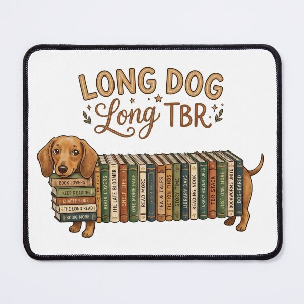 Item preview, Long Dog Long TBR – Dachshund Book Lover Gift designed and sold by crcutler.