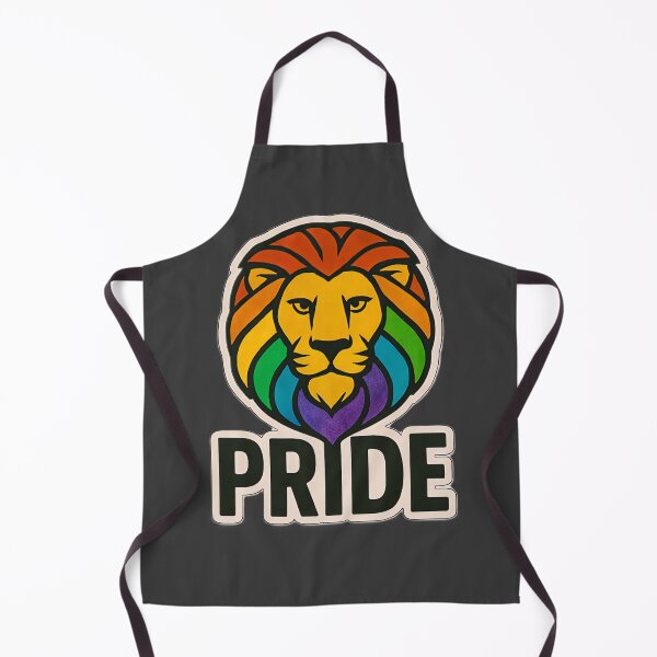 Item preview, Rainbow Pride Lion LGBTQ Equality Inclusion Community Artwork designed and sold by PinUpPizzazz.