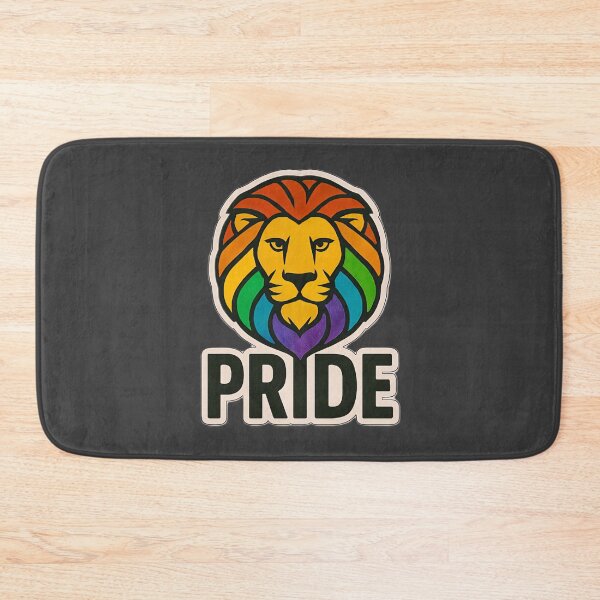 Item preview, Rainbow Pride Lion LGBTQ Equality Inclusion Community Artwork designed and sold by PinUpPizzazz.