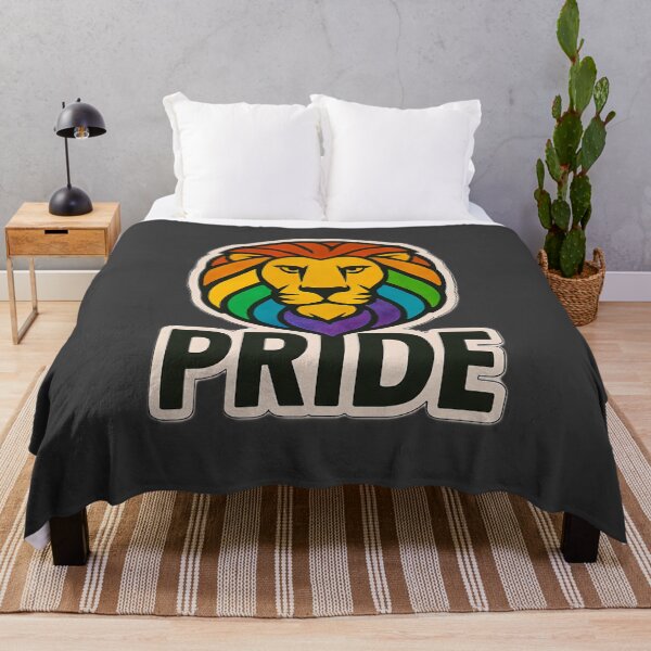 Item preview, Rainbow Pride Lion LGBTQ Equality Inclusion Community Artwork designed and sold by PinUpPizzazz.