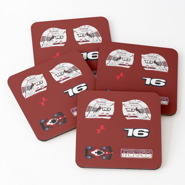 Aperçu de l'œuvre Casque Charles Leclerc F1 Grand Prix de Monaco Édition Spéciale 2026 créée et vendue par Pink Polar F1.