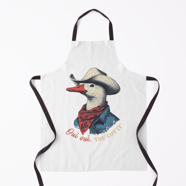 Item preview, Cowboy Duck Oui Oui You Got It Funny Western Positive Vibes Gift designed and sold by DustGoldStudio.