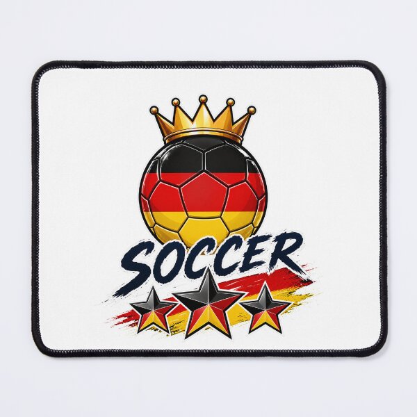 Item preview, Germany Flag Crowned Soccer Ball designed and sold by QuiteOrbit.