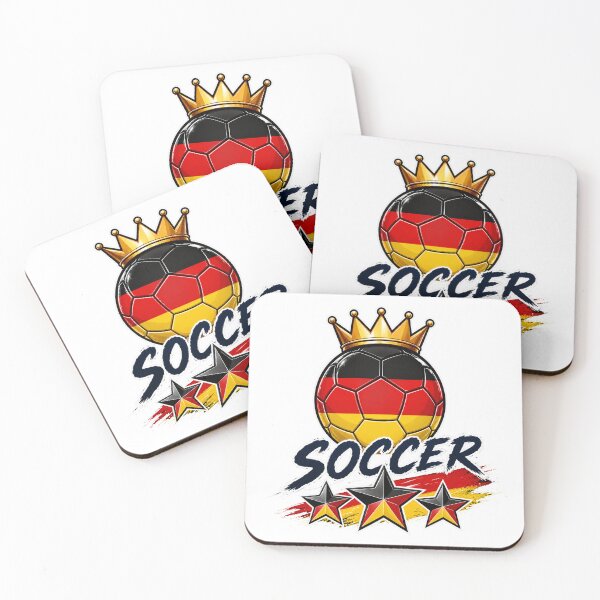 Item preview, Germany Flag Crowned Soccer Ball designed and sold by QuiteOrbit.