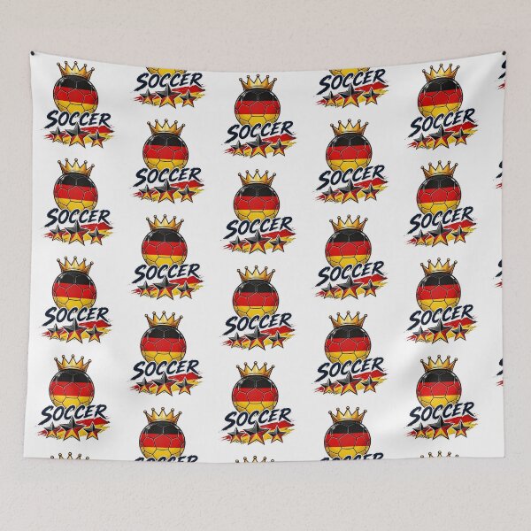 Item preview, Germany Flag Crowned Soccer Ball designed and sold by QuiteOrbit.