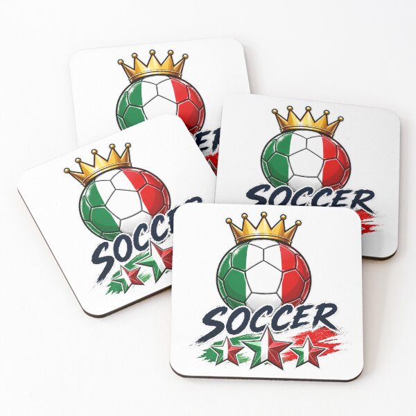 Item preview, Italia Flag Crowned Soccer Ball  designed and sold by QuiteOrbit.