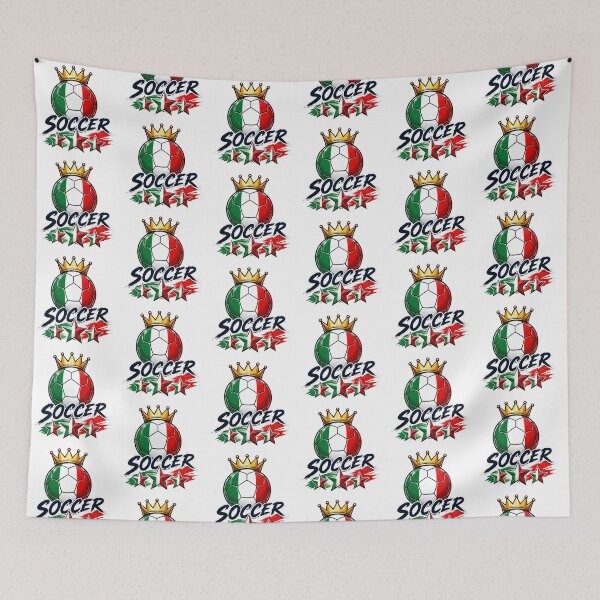 Item preview, Italia Flag Crowned Soccer Ball  designed and sold by QuiteOrbit.