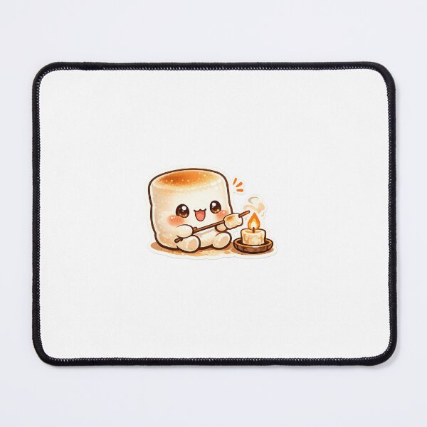 Item preview, Funny Marshmallow Sticker Kawaii Food Meme Aesthetic for Cozy Dessert Lovers & Collectors designed and sold by CutePrintCorner.