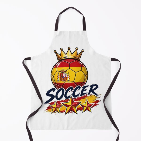 Item preview, Spain Flag Crowned Soccer Ball designed and sold by QuiteOrbit.