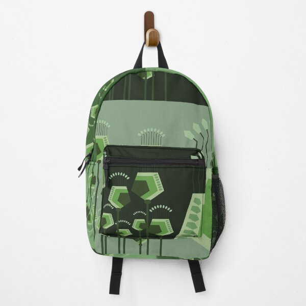 Item preview, Abstract Geometric Floral Pattern in Refreshing Green Shades designed and sold by PowerAntShop.