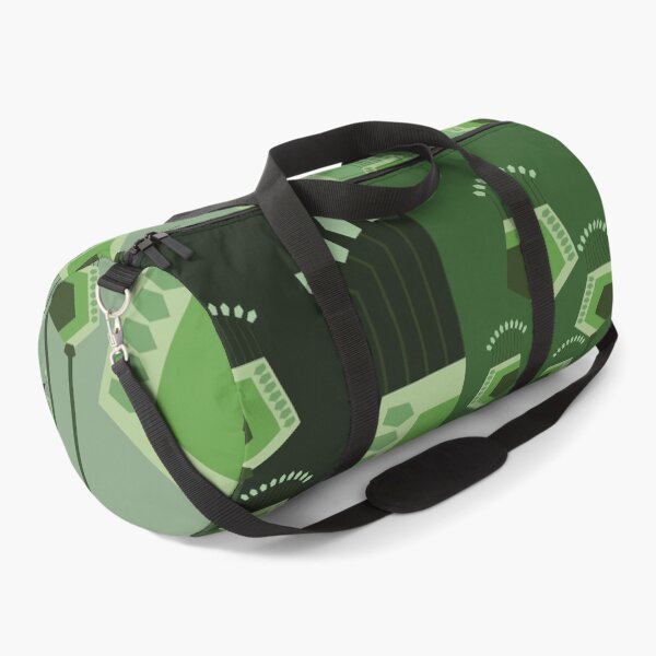 Item preview, Abstract Geometric Floral Pattern in Refreshing Green Shades designed and sold by PowerAntShop.