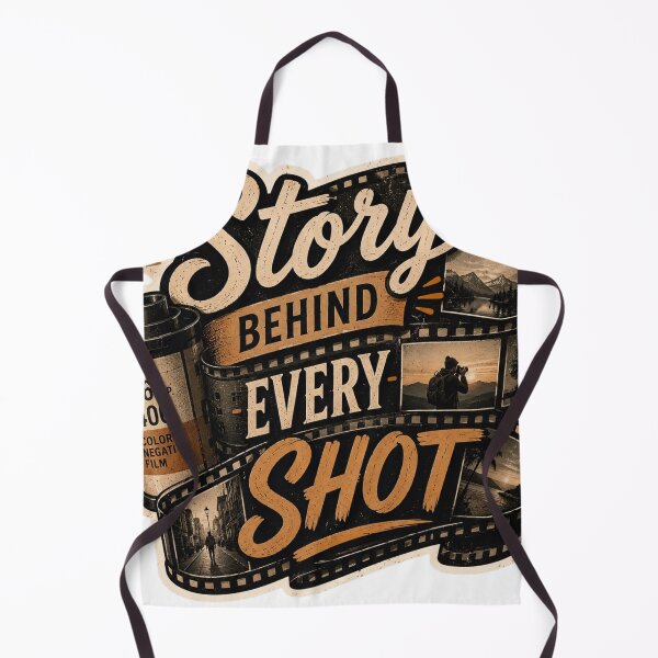 Item preview, Story Behind Every Shot Vintage Film Photography Sticker designed and sold by Omanut Studio — By Ashwin..