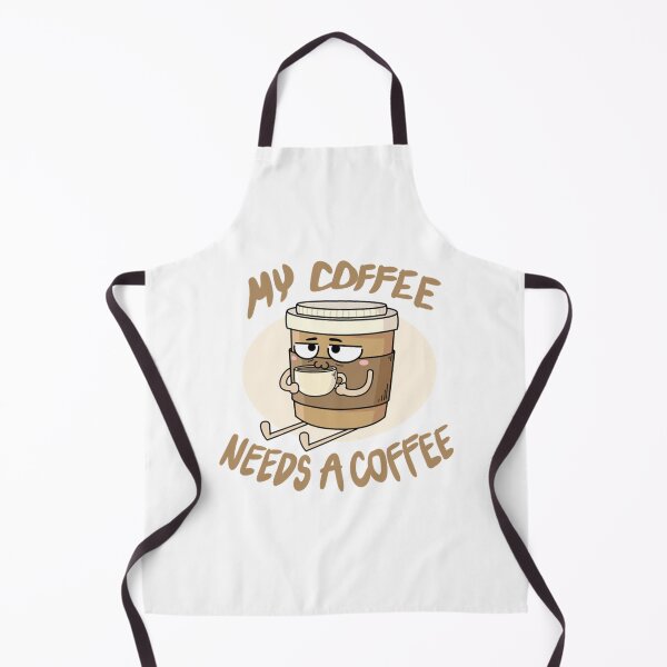 Item preview, My Coffee Needs A Coffee Funny Caffeine Art designed and sold by OMONIMISO.