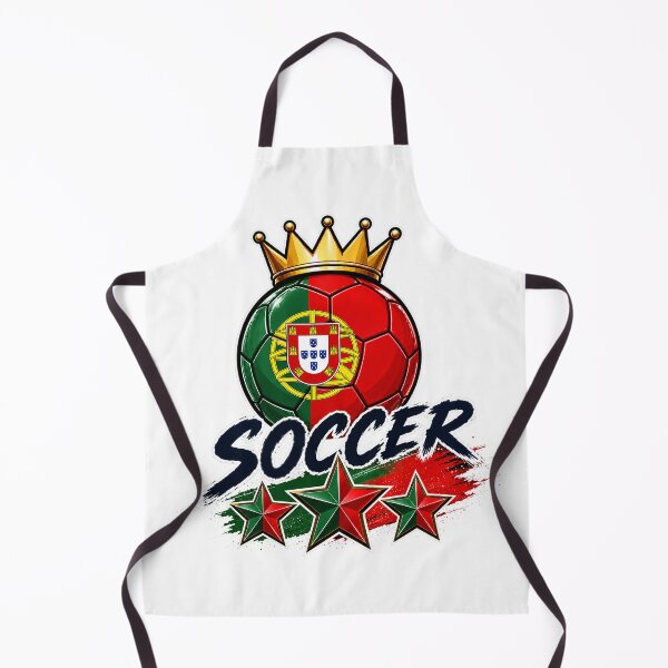 Item preview, Portugal Flag Crowned Soccer Ball designed and sold by QuiteOrbit.