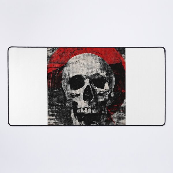 Item preview, Vintage Rock Skull Music Print designed and sold by CosmicRockArt.