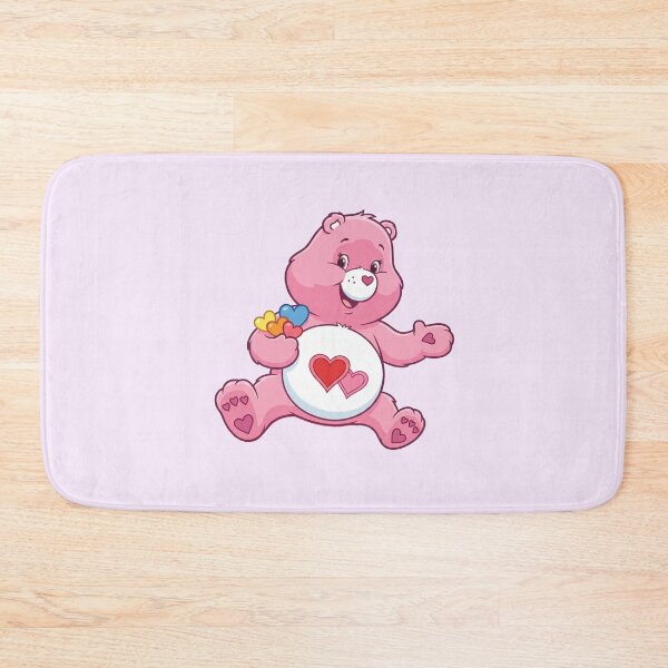 Item preview, Cute Pink Bear with Rainbow Flower Illustration designed and sold by dyrestald.