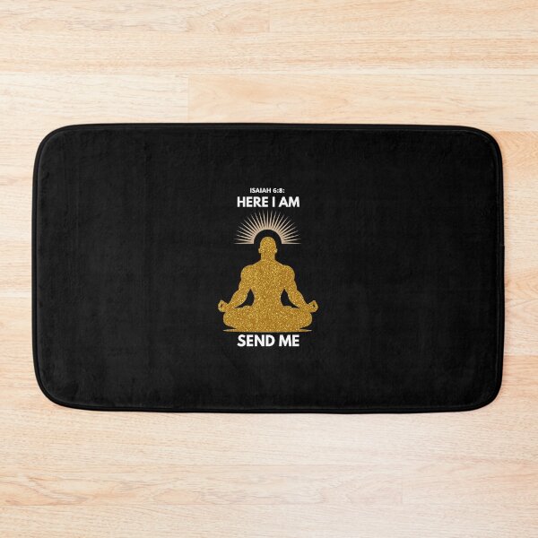 Item preview, Copy of Isaiah 6:8: Here I Am Send Me - Christian Faith Dark Edition designed and sold by THEDREAMCHASER.
