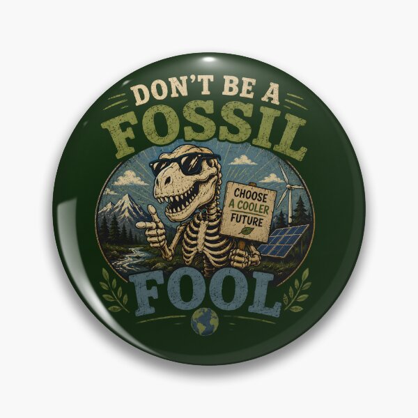 Item preview, Don't Be A Fossil Fool designed and sold by Stylishly Eco.