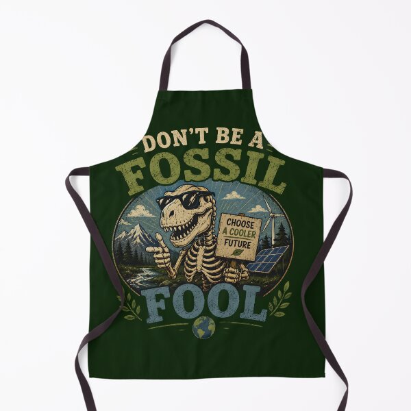 Item preview, Don't Be A Fossil Fool designed and sold by Stylishly Eco.