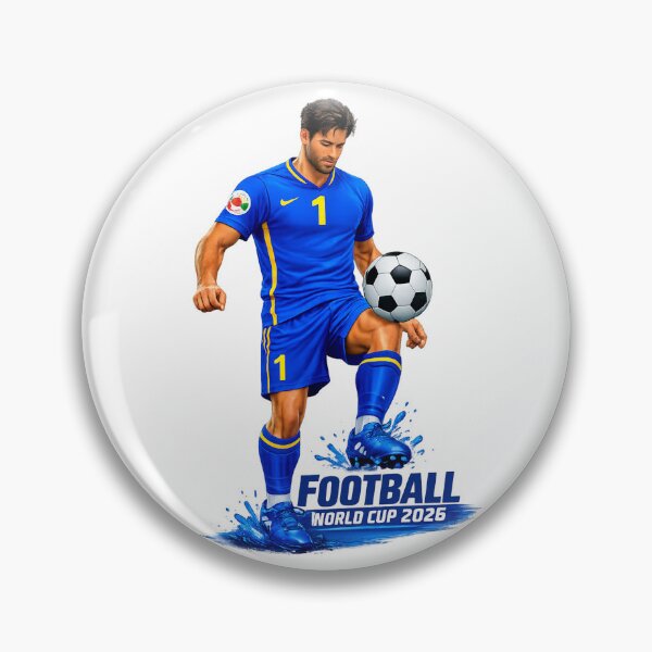 Item preview, 2026 World Cup: Dynamic Footballer Illustration designed and sold by CHRIST5000.