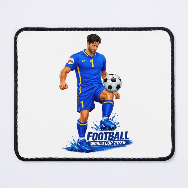 Item preview, 2026 World Cup: Dynamic Footballer Illustration designed and sold by CHRIST5000.