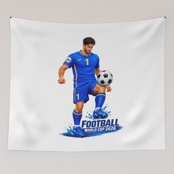 Item preview, 2026 World Cup: Dynamic Footballer Illustration designed and sold by CHRIST5000.