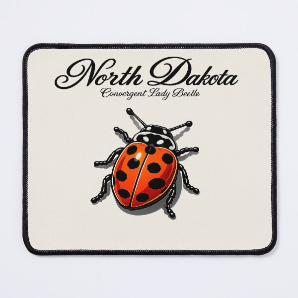 Item preview, North Dakota Convergent Lady Beetle Retro State Insect designed and sold by The-Drip-Studio.