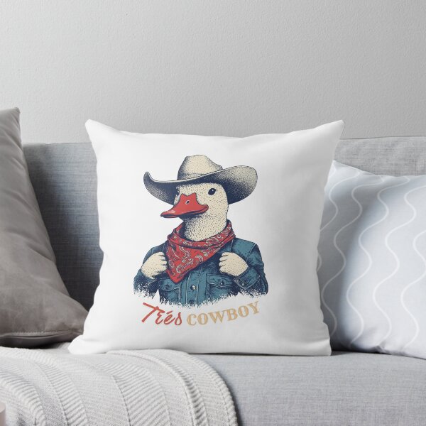 Item preview, Cowboy Duck Tres Cowboy Funny French Western Proud Country Gift designed and sold by DustGoldStudio.