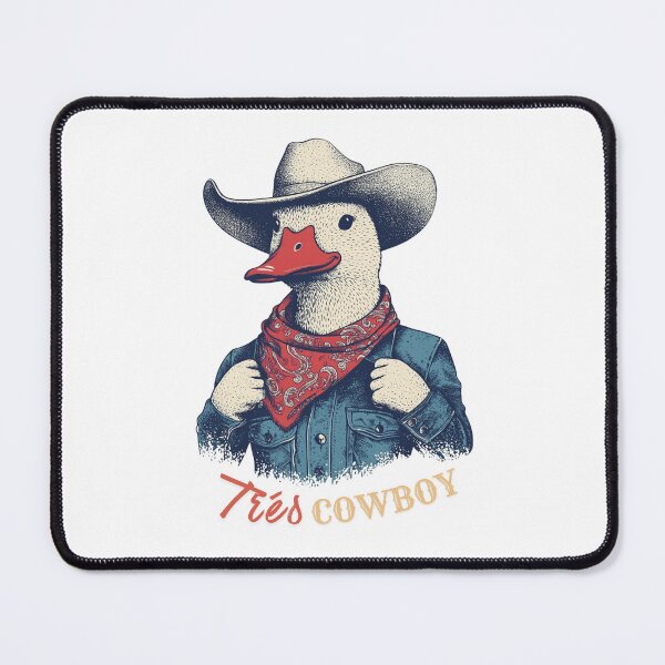 Item preview, Cowboy Duck Tres Cowboy Funny French Western Proud Country Gift designed and sold by DustGoldStudio.