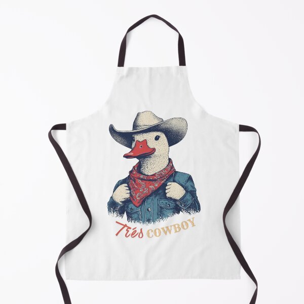 Item preview, Cowboy Duck Tres Cowboy Funny French Western Proud Country Gift designed and sold by DustGoldStudio.