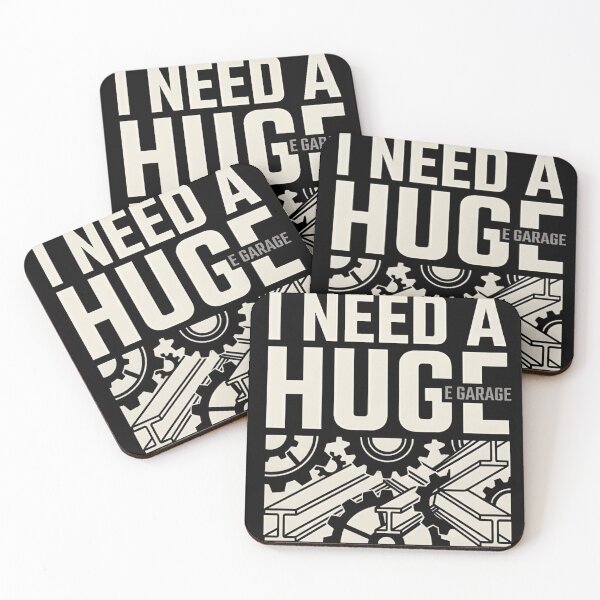 Item preview, I Need A Huge Garage Mechanic Gift Funny Car Enthusiast Tee designed and sold by Canvas Vibe Studio.