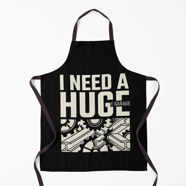 Item preview, I Need A Huge Garage Mechanic Gift Funny Car Enthusiast Tee designed and sold by Canvas Vibe Studio.