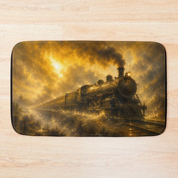 Item preview, Steam Locomotive Through the Storm designed and sold by ManJiangHong.