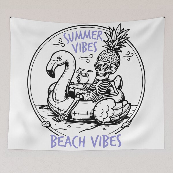 Item preview, Chill Skeleton Beach Vibes designed and sold by Brexmore3.