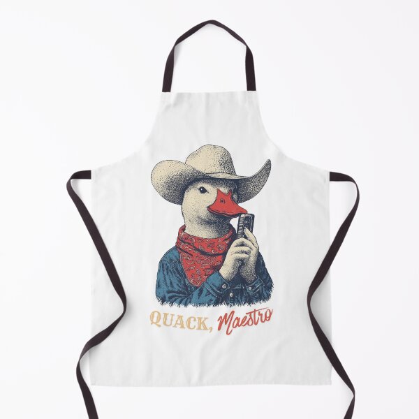 Item preview, Cowboy Duck Quack Maestro Funny Western Harmonica Music Lover Gift designed and sold by DustGoldStudio.
