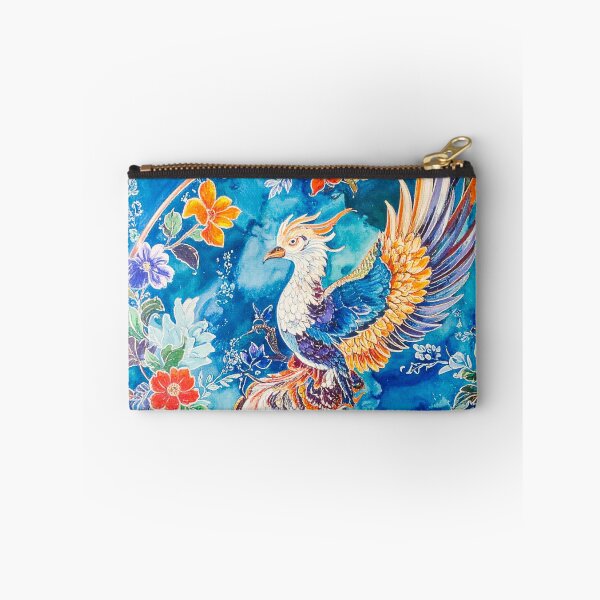 Item preview, Phoenix Batik in Blue, Green, and Gold designed and sold by thelivingrp.