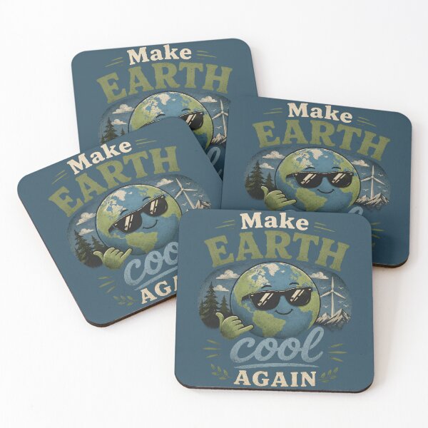 Item preview, Make Earth Cool Again designed and sold by Stylishly Eco.