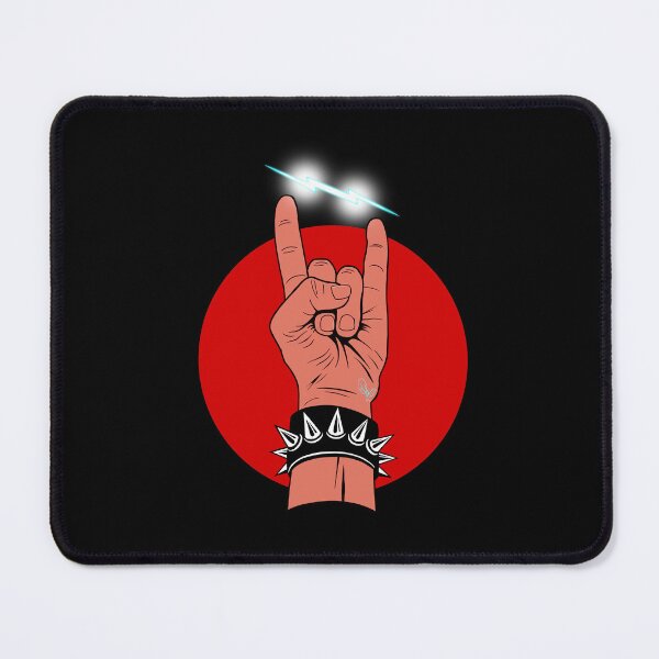 Item preview, Rock n Roll White Male Hand Sign Music Art designed and sold by Rhapsodic1290.