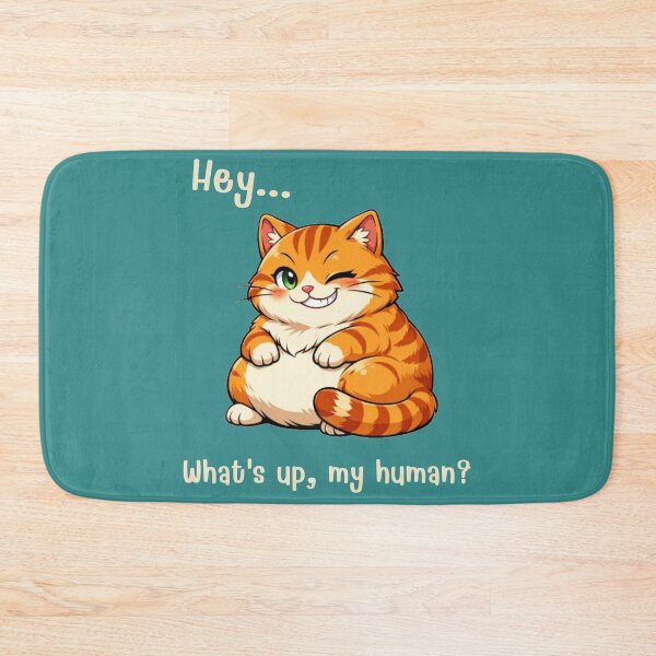Item preview, Salmon the Cute Winking Orange Cat designed and sold by ChaemmRichStudio.