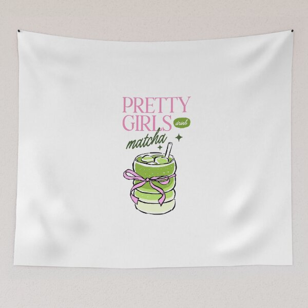Item preview, Pretty Girls Drink Matcha | Matcha Latte designed and sold by DelicateBalance.