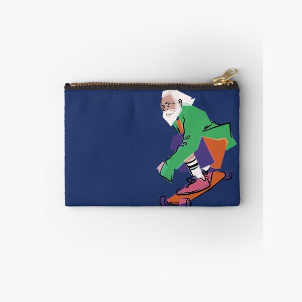 Item preview, old fella rocking out on a skateboard designed and sold by sleepymccoy.