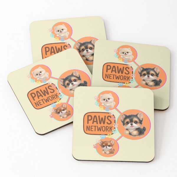 Item preview, Paws Network Cute Puppy Dog Breeds Pastel Art designed and sold by Soluna Studio.