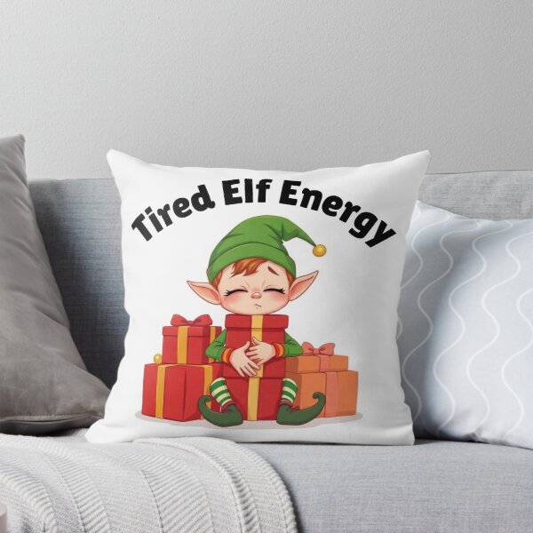 Item preview, Tired Elf Energy Funny Christmas Meme designed and sold by BeautifulVibe.