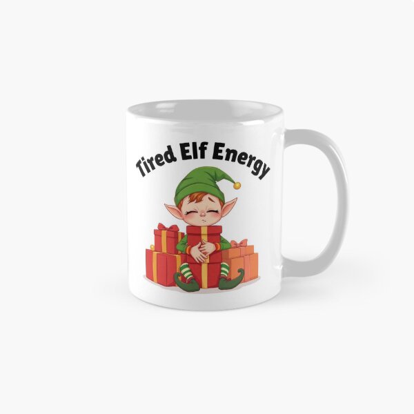 Item preview, Tired Elf Energy Funny Christmas Meme designed and sold by BeautifulVibe.