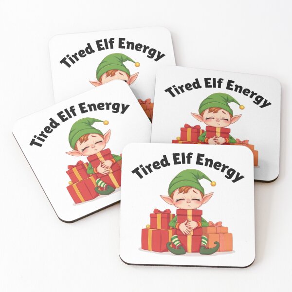 Item preview, Tired Elf Energy Funny Christmas Meme designed and sold by BeautifulVibe.