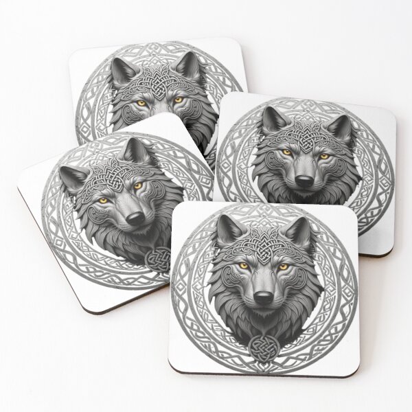 Item preview, Celtic Wolf Head designed and sold by Kirrindy Designs.