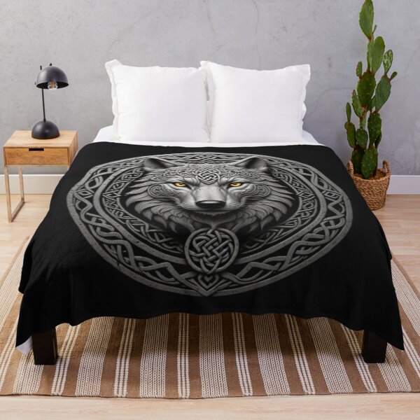 Item preview, Celtic Wolf Head designed and sold by Kirrindy Designs.