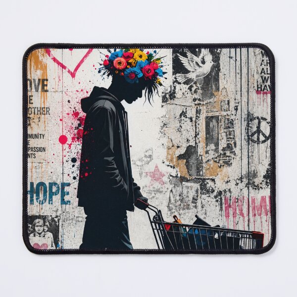 Item preview, Urban Flower Head Graffiti Art Poster designed and sold by thelivingrp.